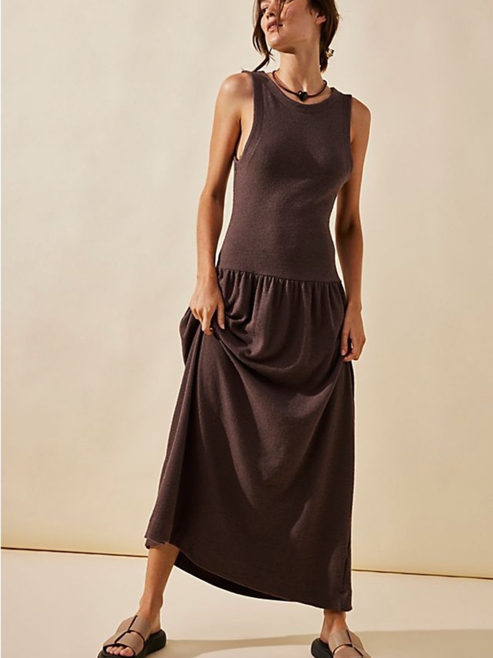 Free People Beach "Easy Does It" Maxi Dress, Size S
